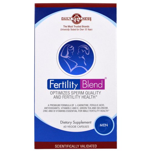 Daily Wellness Company, Fertility Blend, Men, 60 Veggie Caps Review