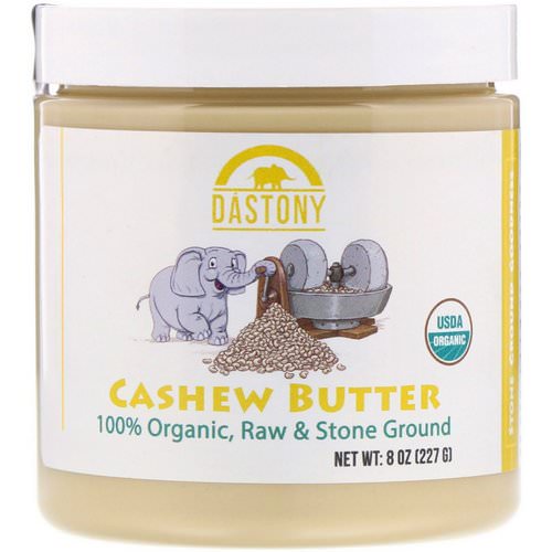 Dastony, 100% Organic, Cashew Butter, 8 oz (227 g) Review