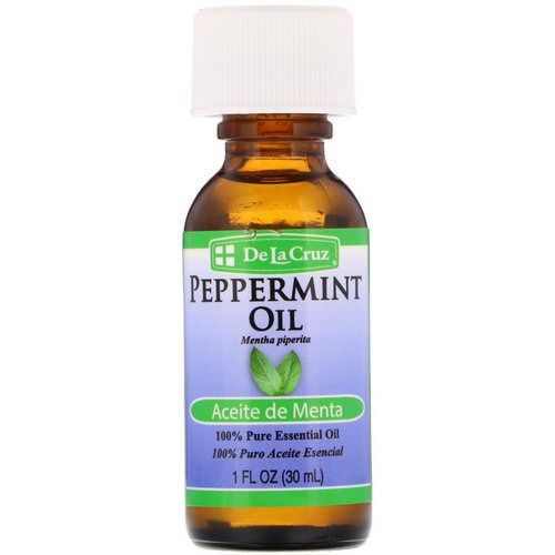 De La Cruz, Peppermint Oil, 100% Pure Essential Oil, 1 fl oz (30 ml) Review