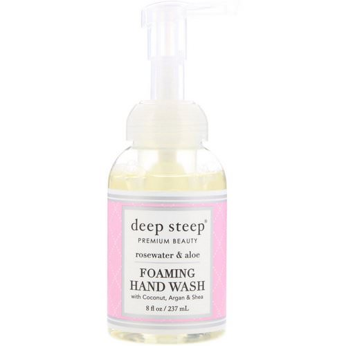 Deep Steep, Foaming Hand Wash, Rosewater & Aloe, 8 fl oz (237 ml) Review