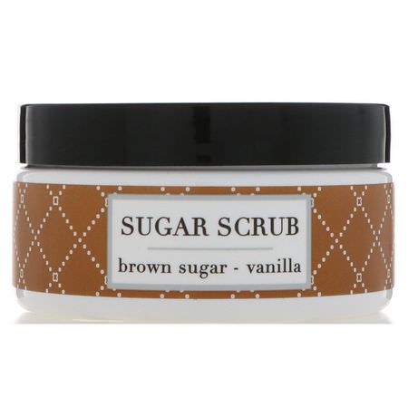 糖磨砂膏, 波蘭: Deep Steep, Sugar Scrub, Brown Sugar - Vanilla, 8 oz (226 g)