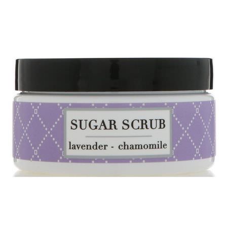 糖磨砂膏, 波蘭: Deep Steep, Sugar Scrub, Lavender - Chamomile, 8 oz (226 g)