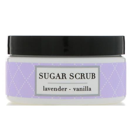 糖磨砂膏, 波蘭: Deep Steep, Sugar Scrub, Lavender - Vanilla, 8 oz (226 g)