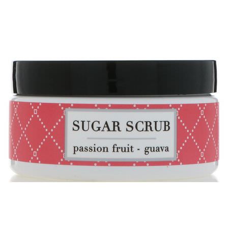 糖磨砂膏, 波蘭: Deep Steep, Sugar Scrub, Passion - Fruit Guava, 8 oz (226 g)