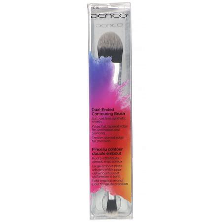 美容化妝刷: Denco, Dual-Ended Contouring Brush, 1 Brush