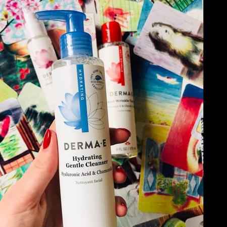 Derma E Face Wash Cleansers Hyaluronic Acid Serum Cream - 乳霜, 玻尿酸血清, 清潔劑, 洗面奶