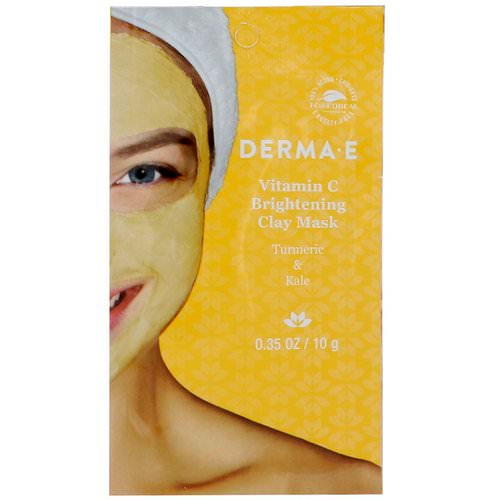 Derma E, Vitamin C Brightening Clay Mask, Turmeric & Kale, 0.35 oz (10 g) Review