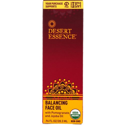Desert Essence, Balancing Face Oil, .96 fl oz (28.3 ml) Review