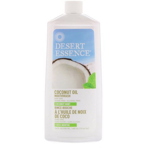 Desert Essence, Coconut Oil Mouthwash, Coconut Mint, 16 fl oz (480 ml) Review