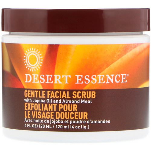 Desert Essence, Gentle Facial Scrub, 4 fl oz (120 ml) Review