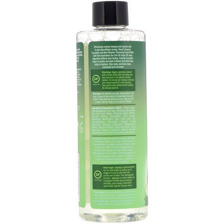 卸妝, 化妝: Desert Essence, Micellar Cleansing Facial Water, Cucumber & Aloe, 8 oz (237 ml)
