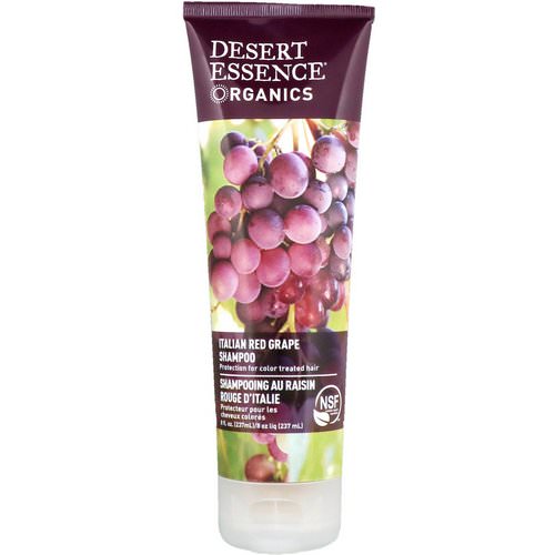 Desert Essence, Organics, Shampoo, Italian Red Grape, 8 fl oz (237 ml) Review