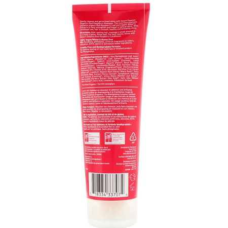 洗髮水, 護髮: Desert Essence, Organics, Shampoo, Red Raspberry, 8 fl oz (237 ml)