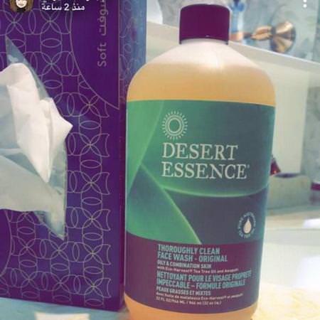 Desert Essence Face Wash Cleansers Tea Tree Oil Beauty - 茶樹油, 清潔劑, 洗面奶, 磨砂膏