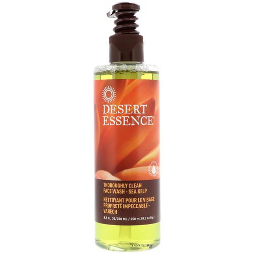 Desert Essence, Thoroughly Clean Face Wash, Sea Kelp, 8.5 fl oz (250 ml) Review