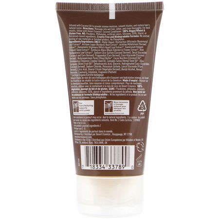 洗髮, 護髮: Desert Essence, Travel Size, Coconut Shampoo, 1.5 fl oz (44 ml)