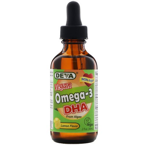 Deva, Omega-3 DHA, Vegan, Lemon Flavor, 2 fl oz (60 ml) Review