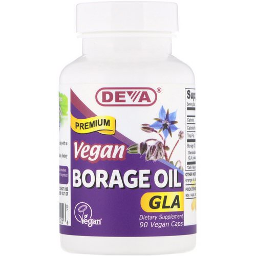 Deva, Vegan, Premium Borage Oil, GLA, 90 Vegan Caps Review