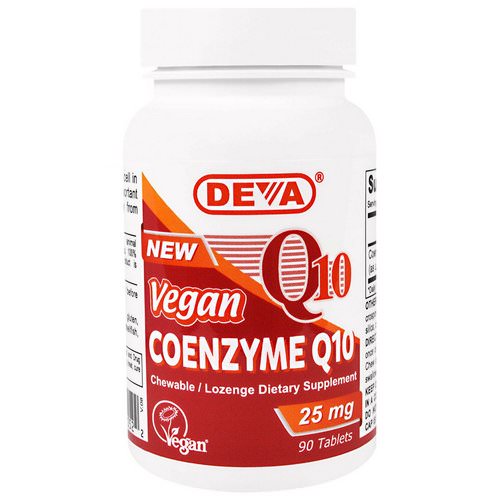 Deva, Vegan, Coenzyme Q10, 25 mg, 90 Tablets Review