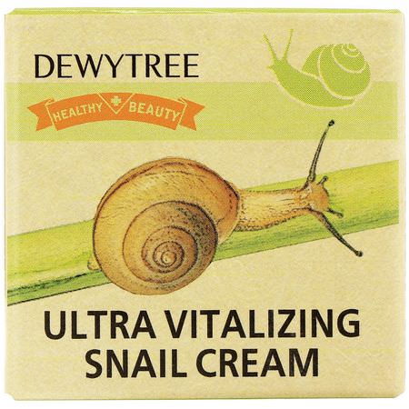 K-美容保濕霜, 乳霜: Dewytree, Ultra Vitalizing Snail Cream, 10 ml
