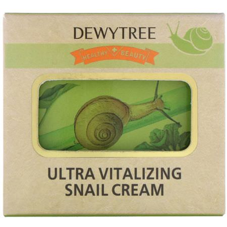 K-美容保濕霜, 乳霜: Dewytree, Ultra Vitalizing Snail Cream, 80 ml
