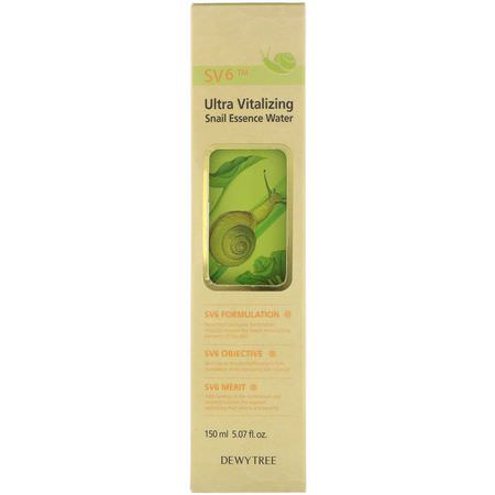K-美容保濕霜, 乳霜: Dewytree, Ultra Vitalizing Snail Essence Water, 5.07 fl oz (150 ml)