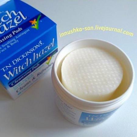 Dickinson Brands Face Wipes Towelettes Witch Hazel
