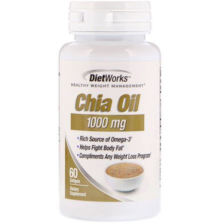 DietWorks Chia Supplements Diet Weight - 體重, 飲食, 正大保健食品, 超級食品