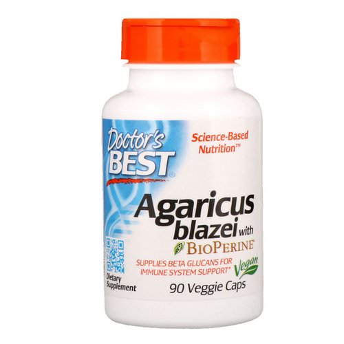 Doctor's Best, Agaricus Blazei With Bioperine, 90 Veggie Caps Review