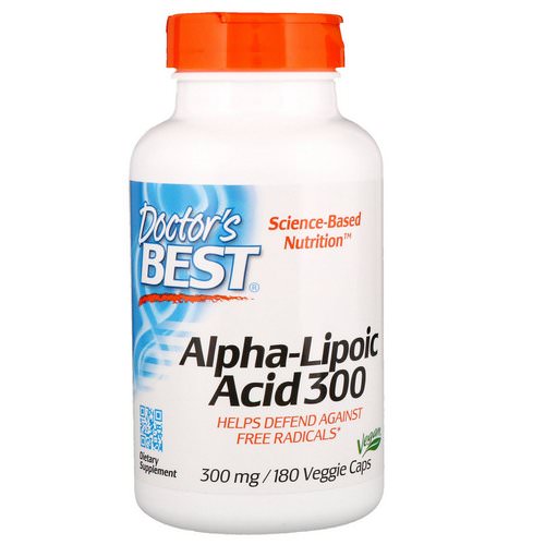 Doctor's Best, Alpha-Lipoic Acid, 300 mg, 180 Veggie Caps Review