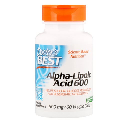 Doctor's Best, Alpha-Lipoic Acid, 600 mg, 60 Veggie Caps Review