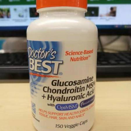 Doctor's Best Glucosamine Chondroitin Formulas - 葡萄糖胺軟骨素, 關節, 骨, 補充劑