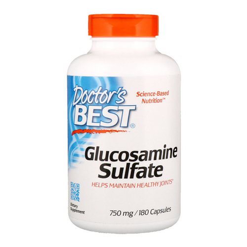 Doctor's Best, Glucosamine Sulfate, 750 mg, 180 Capsules Review