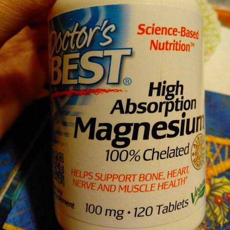 Doctor's Best Magnesium - 鎂, 礦物質, 補品