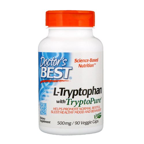 Doctor's Best, L-Tryptophan with TryptoPure, 500 mg, 90 Veggie Caps Review