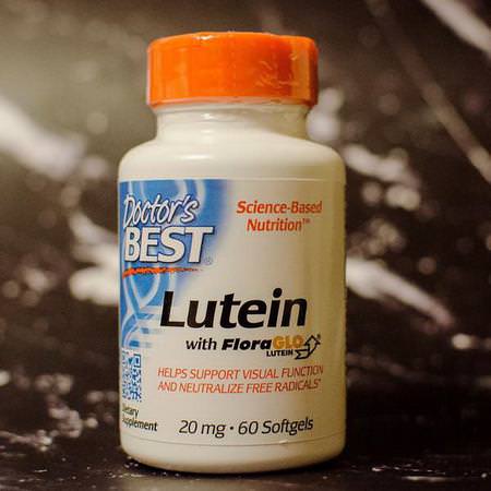 Doctor's Best Lutein Zeaxanthin - 玉米黃質, 葉黃素, 鼻子, 耳朵
