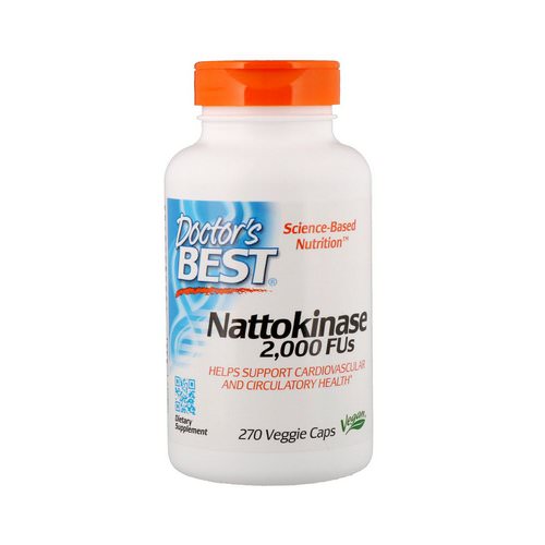 Doctor's Best, Nattokinase, 2,000 FUs, 270 Veggie Caps Review