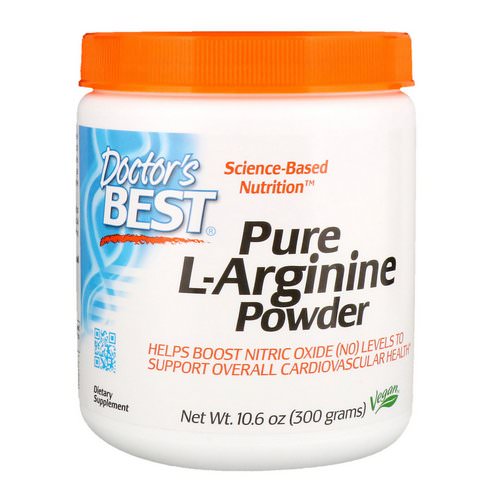 Doctor's Best, Pure L-Arginine Powder, 10.6 oz (300 g) Review