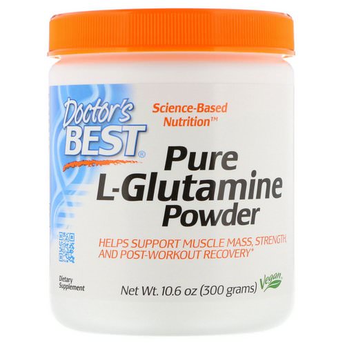 Doctor's Best, Pure L-Glutamine Powder, 10.6 oz (300 g) Review