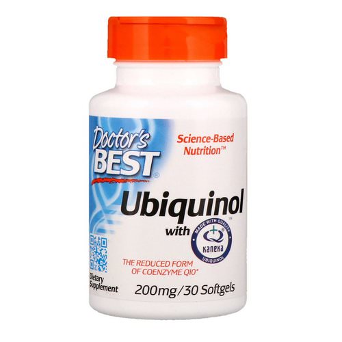 Doctor's Best, Ubiquinol with Kaneka, 200 mg, 30 Softgels Review