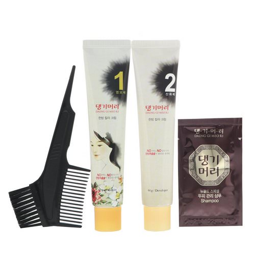 Doori Cosmetics, Daeng Gi Meo Ri, Medicinal Herb Hair Color, Natural Brown, 1 Kit Review
