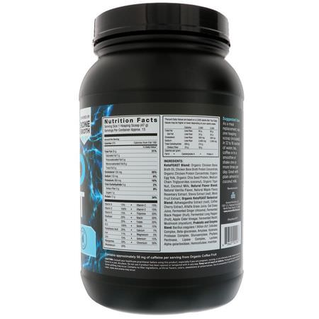 代餐, 體重: Dr. Axe / Ancient Nutrition, Keto Feast, Ketogenic Balanced Shake & Meal Replacement, Vanilla, 1.56 lbs (710 g)