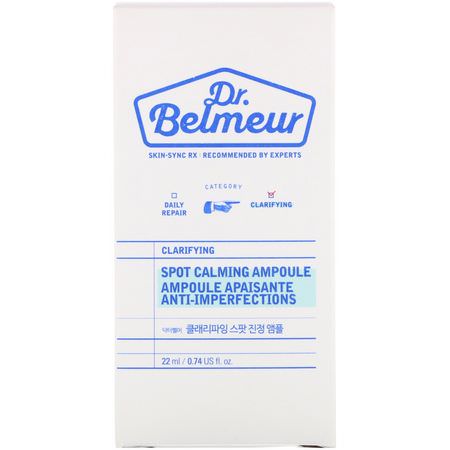 保濕, 護理: Dr. Belmeur, Clarifying, Spot Calming Ampoule, 0.74 fl oz (22 ml)