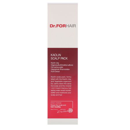 頭皮護理, 頭髮: Dr.ForHair, Kaolin Scalp Pack, 6.76 fl oz (200 ml)