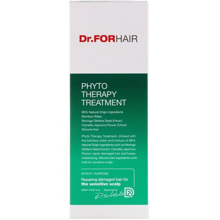 頭皮護理, 頭髮: Dr.ForHair, Phyto Therapy Treatment, 16.91 fl oz (500 ml)