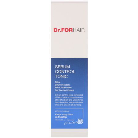 頭皮護理, 頭髮: Dr.ForHair, Sebum Control Tonic, 3.38 fl oz (100 ml)
