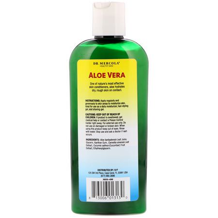 蘆薈護膚, 皮膚護理: Dr. Mercola, Aloe Vera, 8 fl oz (236 ml)