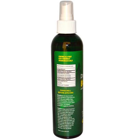 驅蟲劑, 臭蟲: Dr. Mercola, Bug Spray, 8 fl oz (236 ml)