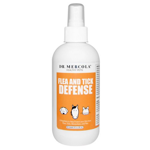 Dr. Mercola, Flea and Tick Defense, For Dogs and Cats, 8 oz (237 ml) Review