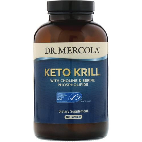 Dr. Mercola, Keto Krill with Choline & Serine Phospholipids, 180 Capsules Review